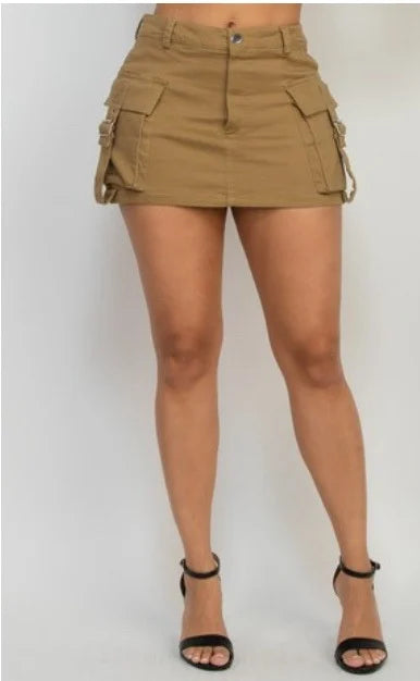 Cargo Mini Skirt